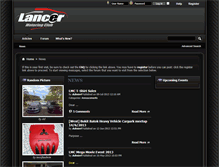 Tablet Screenshot of lancermotoringclub.com